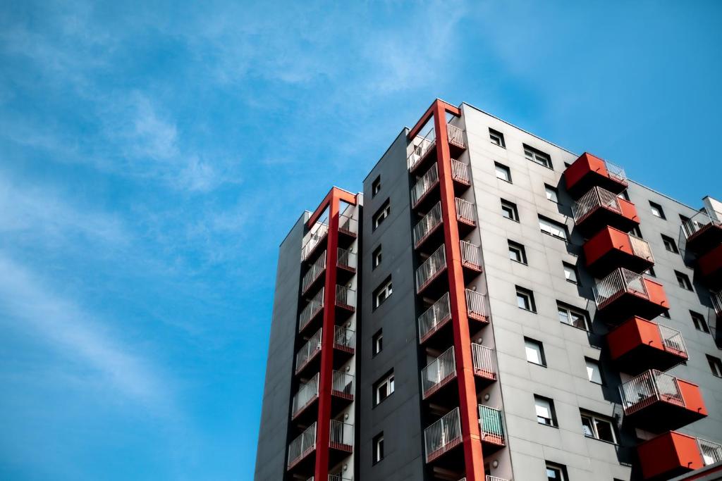 Bygningen som lejlighedshotellet ligger i