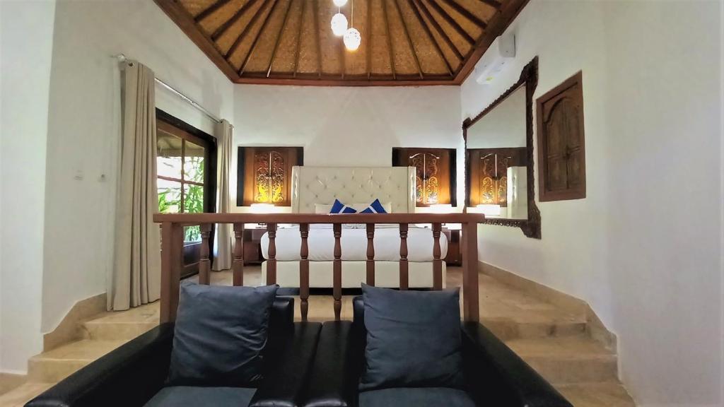 Posezení v ubytování Matahari Inn Kuta Lombok