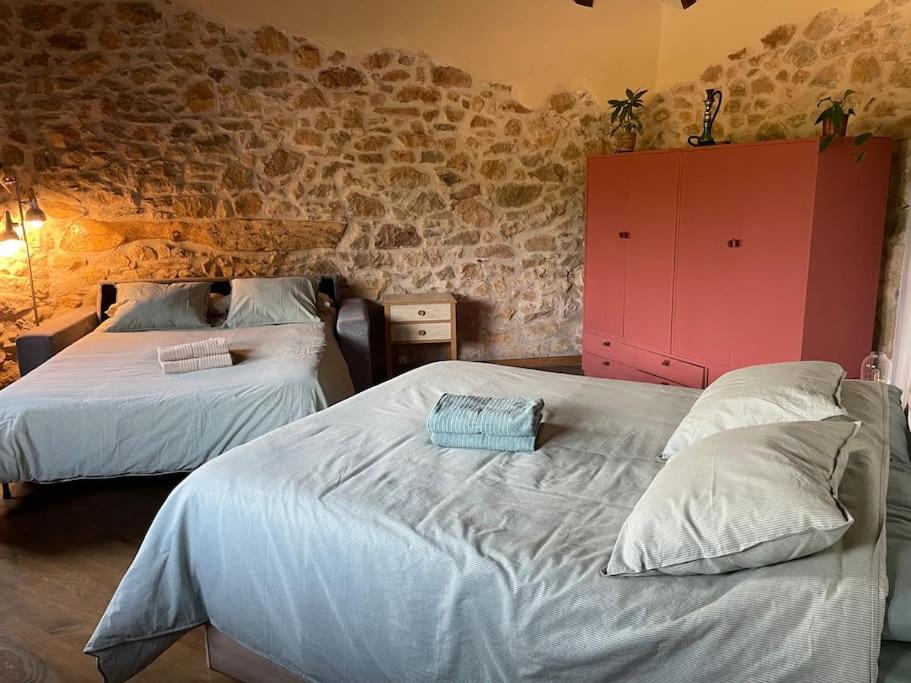 Postel nebo postele na pokoji v ubytování La Morada de Creta