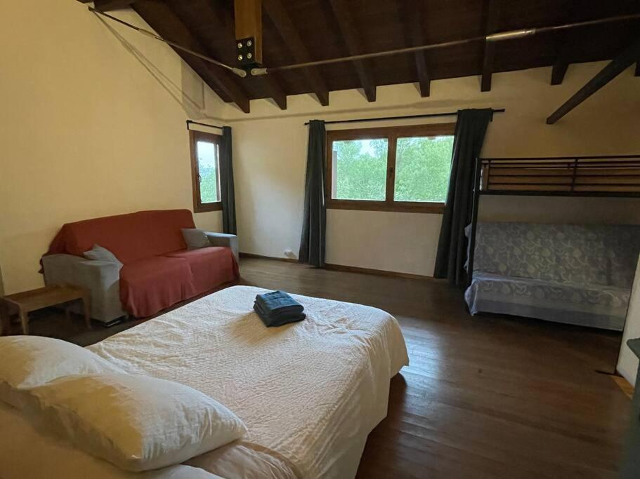 Postel nebo postele na pokoji v ubytování La Morada de Creta