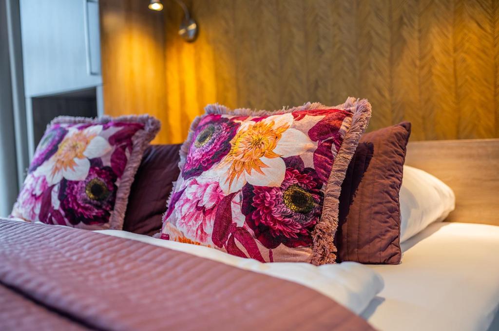 Postel nebo postele na pokoji v ubytování Hotel Bru