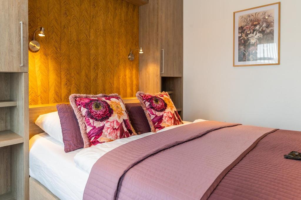 Postel nebo postele na pokoji v ubytování Hotel Bru
