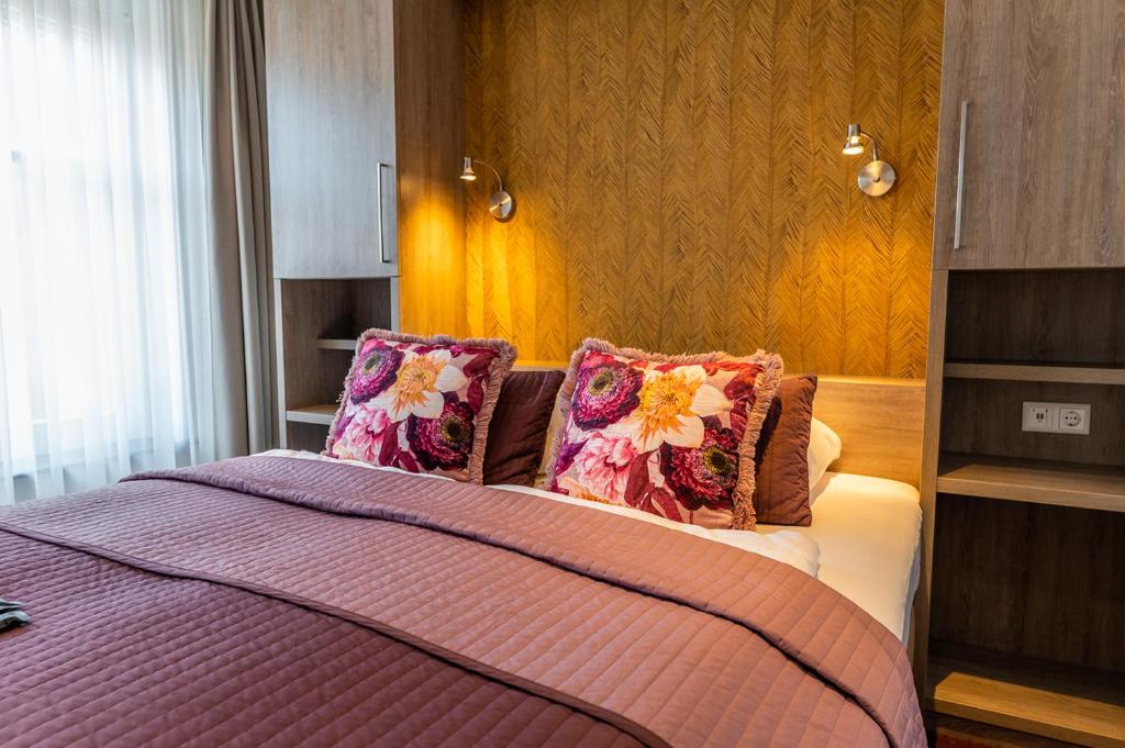 Postel nebo postele na pokoji v ubytování Hotel Bru