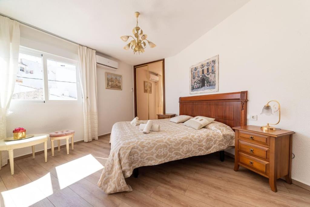 Postel nebo postele na pokoji v ubytování Altea Casco Antiguo Apartamento con terraza