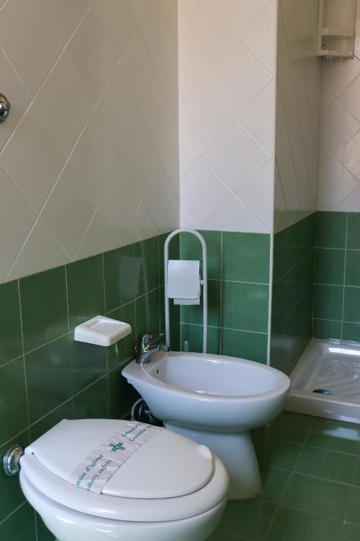 Koupelna v ubytování Palazzo Nari