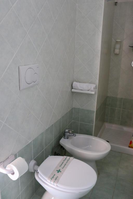 Koupelna v ubytování Palazzo Nari