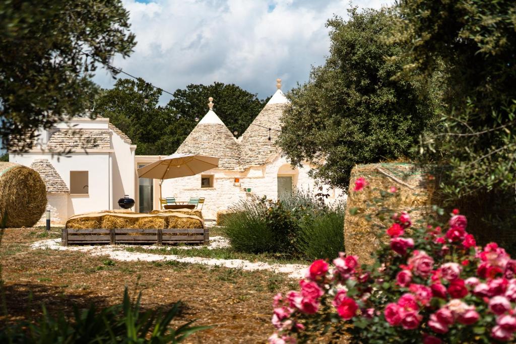 A garden outside Trulli Audendum