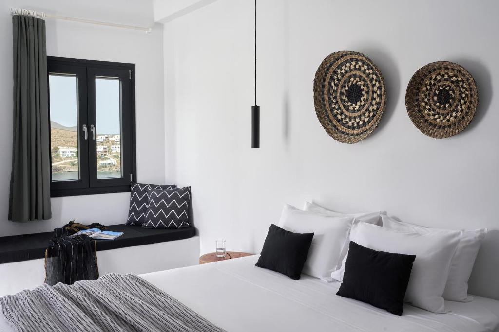 A bed or beds in a room at The Thermia Suites