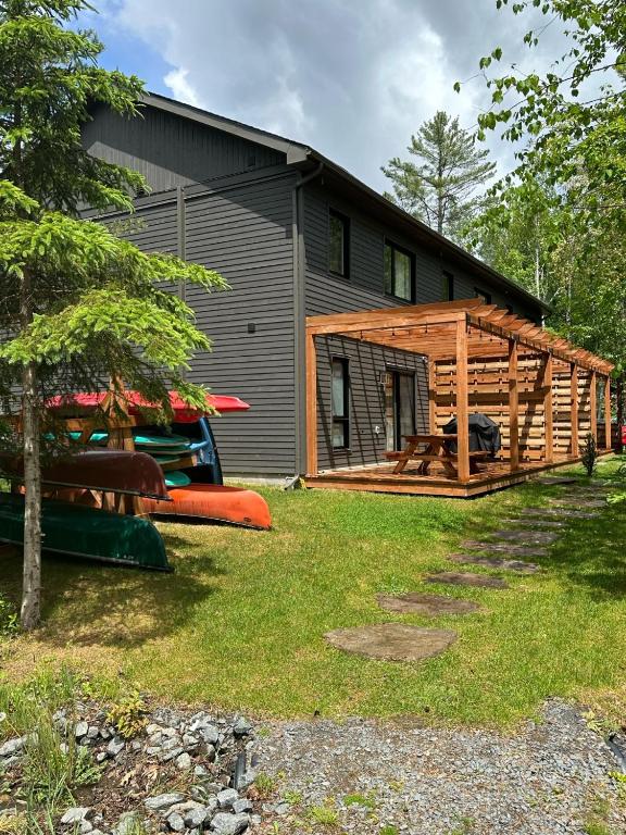 Zahrada ubytování Suites du Lac Moore
