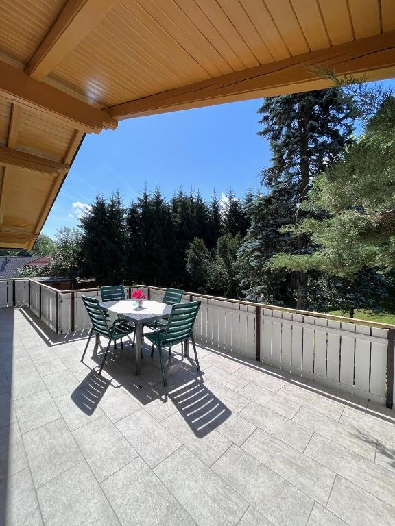 Balkón nebo terasa v ubytování Apartments Roemerschlucht