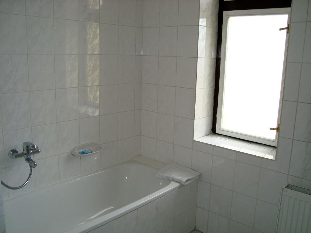 Koupelna v ubytování Hotel Jaro