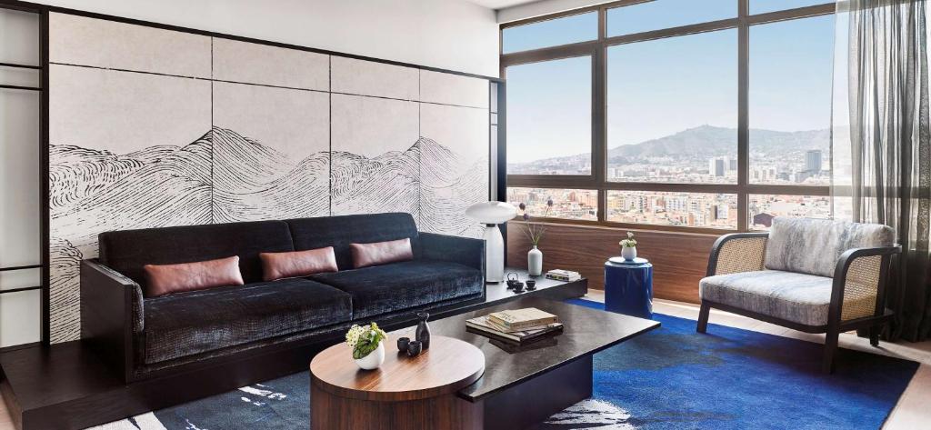 Posezení v ubytování Nobu Hotel Barcelona