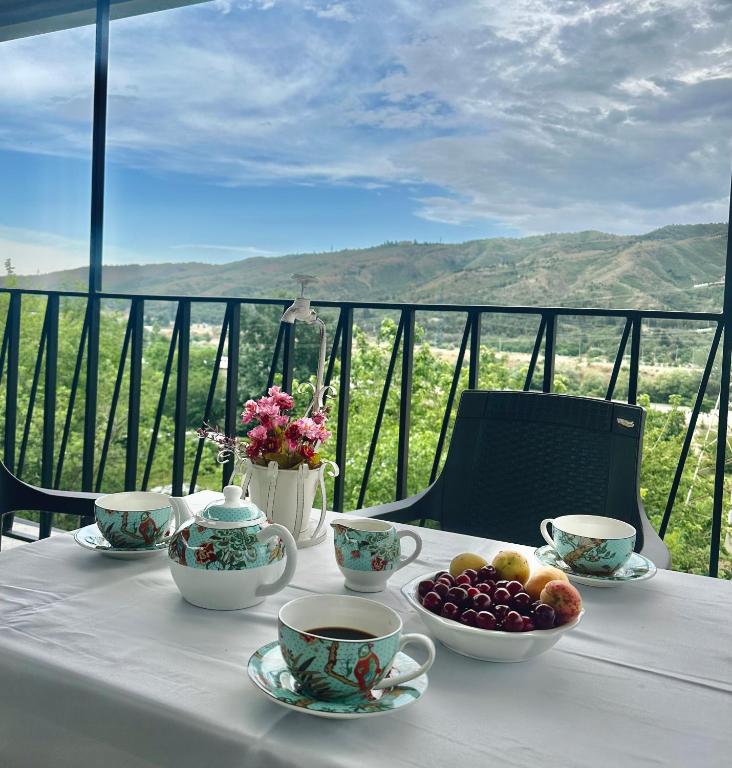 Nespecifikovaný výhled na hory nebo výhled na hory při pohledu z bed and breakfast