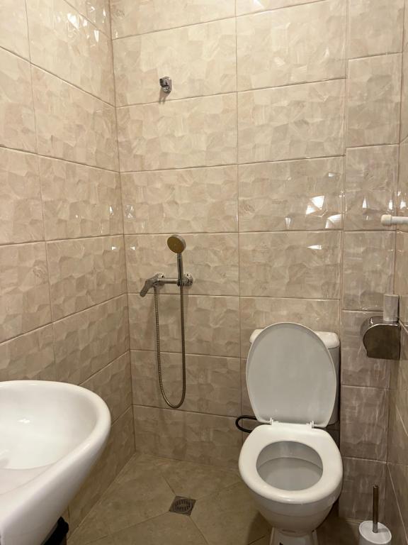 Koupelna v ubytování Nid Hotel