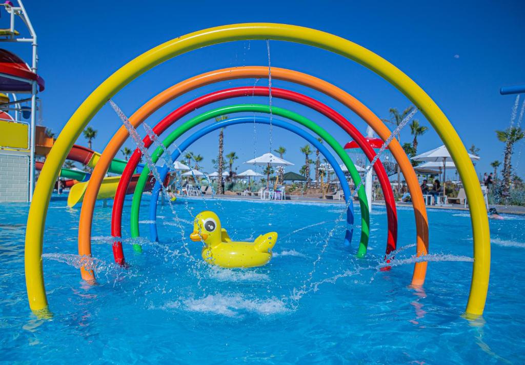 a pool with a rubber duck in the water at Waves Aqua Resort in Kenitra