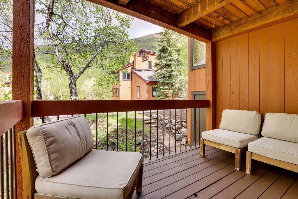 Balkón nebo terasa v ubytování Elegant Vail Home - Walk to Booth Falls Trail