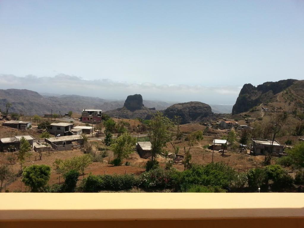 a view of a valley with houses and mountains at Quinta Da Montanha in Rui Vaz