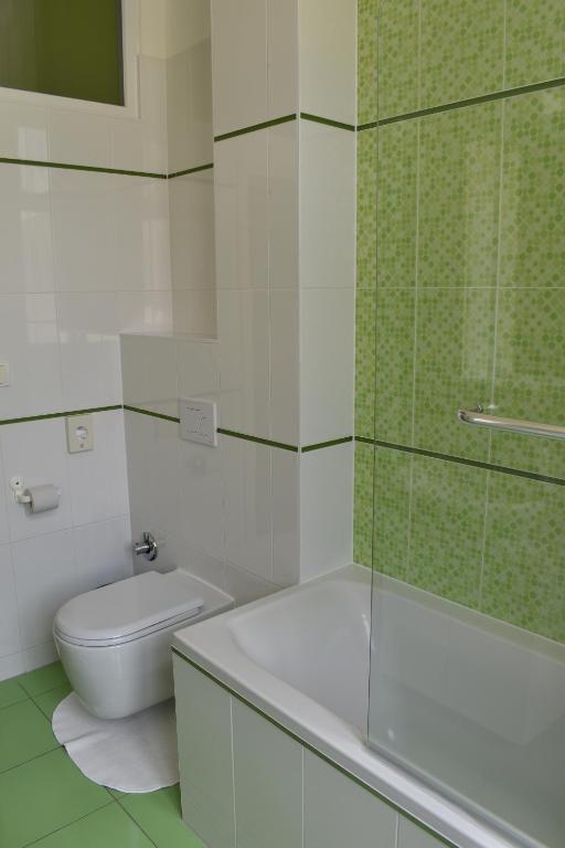 Koupelna v ubytování Apartments Verona Karlovy Vary