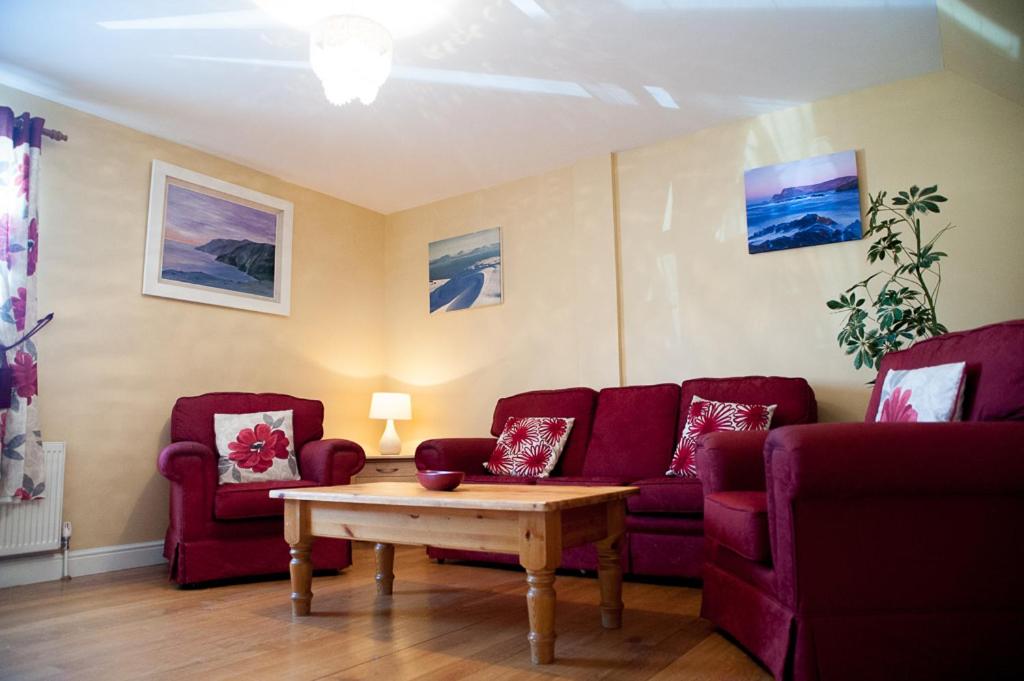 Posezení v ubytování Slieve League Lodge