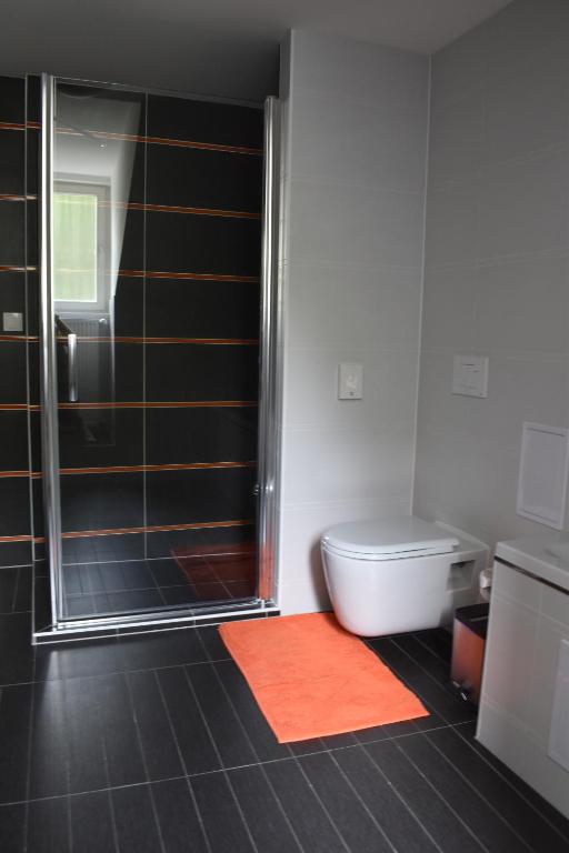 Koupelna v ubytování Apartments Verona Karlovy Vary