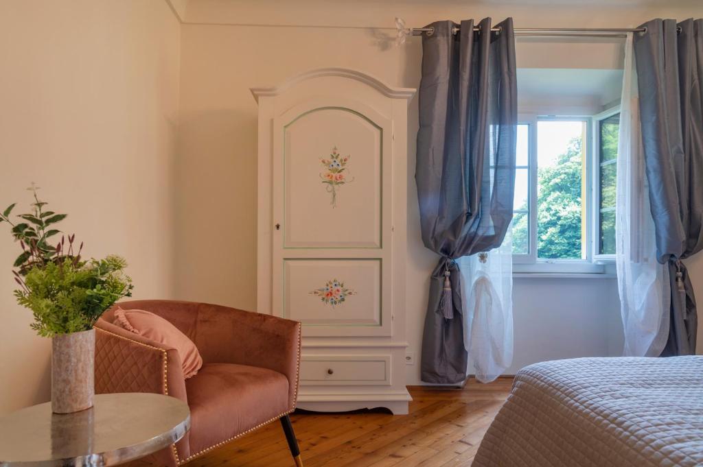 Postel nebo postele na pokoji v ubytování Palazzo Branca - Unique experience
