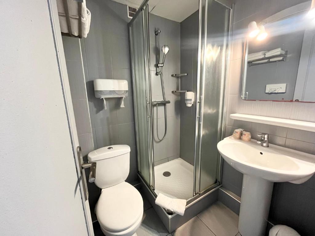 Koupelna v ubytování Brasilia Hôtel