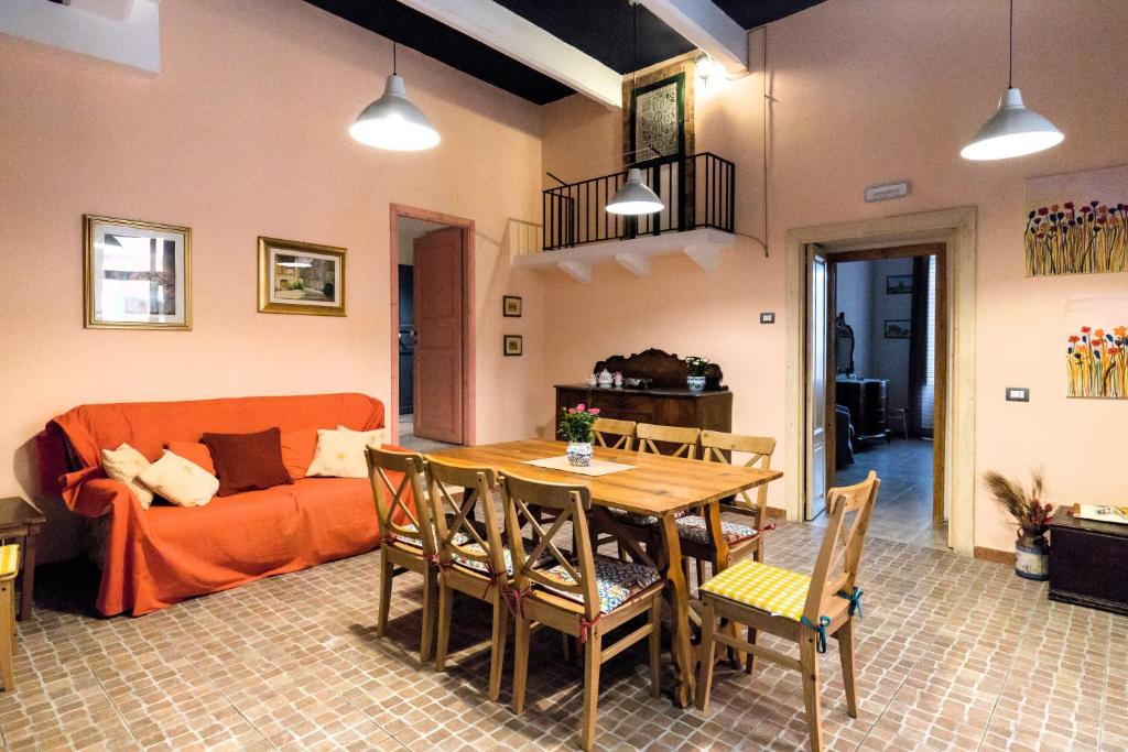 Posezení v ubytování Al Palazzetto di Milo