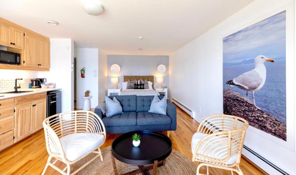 Kuchyň nebo kuchyňský kout v ubytování North Star Beach Suites