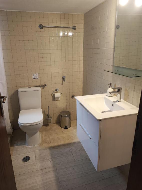 Koupelna v ubytování Anthoula House Sarti