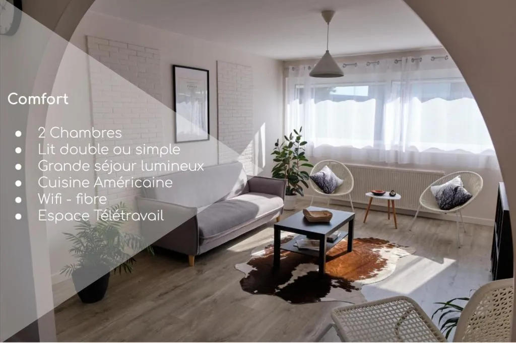 Two bedrooms modern apartment close to Tram