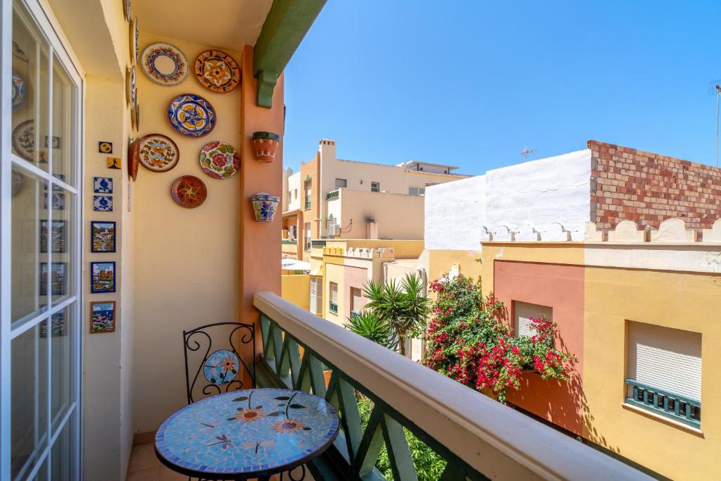 Balkón nebo terasa v ubytování Toboso Torrecilla Beach Paradise