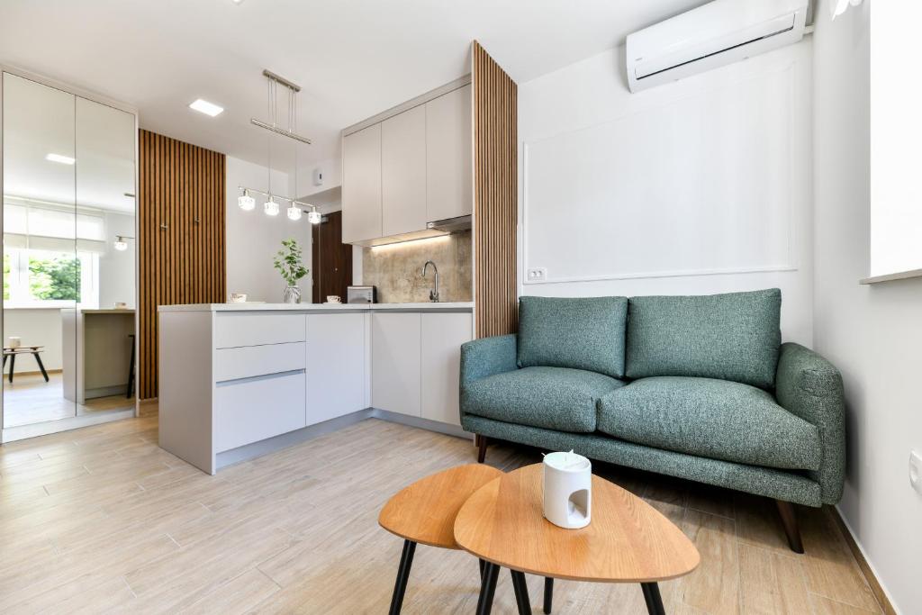 Kuchyň nebo kuchyňský kout v ubytování Brand new apartment "Libra" Zadar