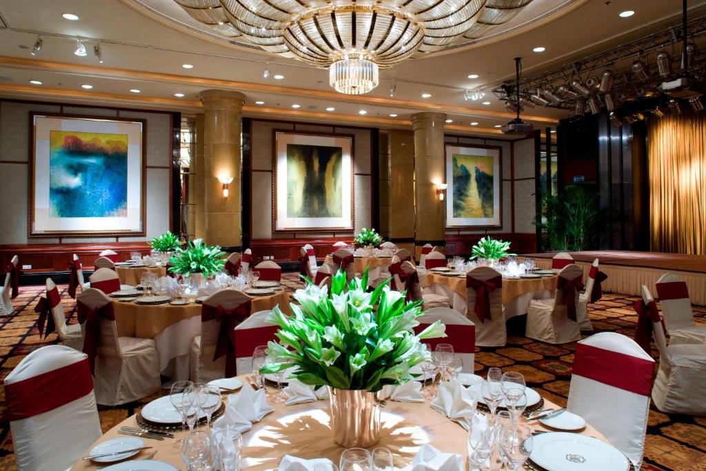 Posezení v ubytování The Hongta Hotel, A Luxury Collection Hotel, Shanghai
