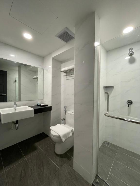 Koupelna v ubytování Hotel Bundusan