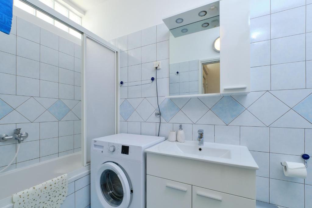 Kúpeľňa v ubytovaní Appartment Ksenija 4