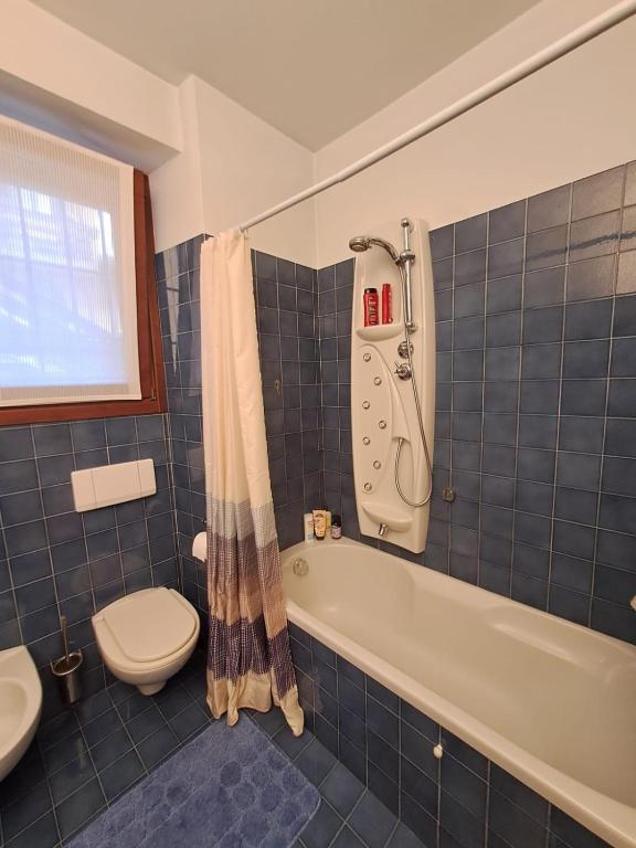 Koupelna v ubytování Casa Acquerello