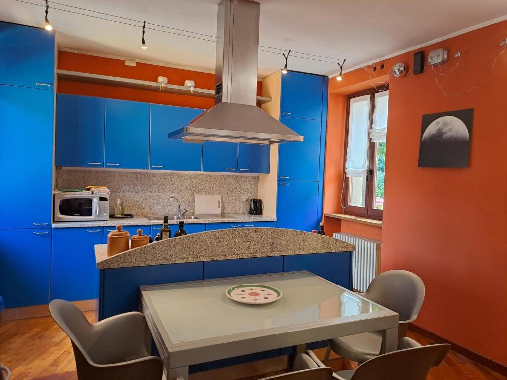 Kuchyň nebo kuchyňský kout v ubytování Casa Acquerello