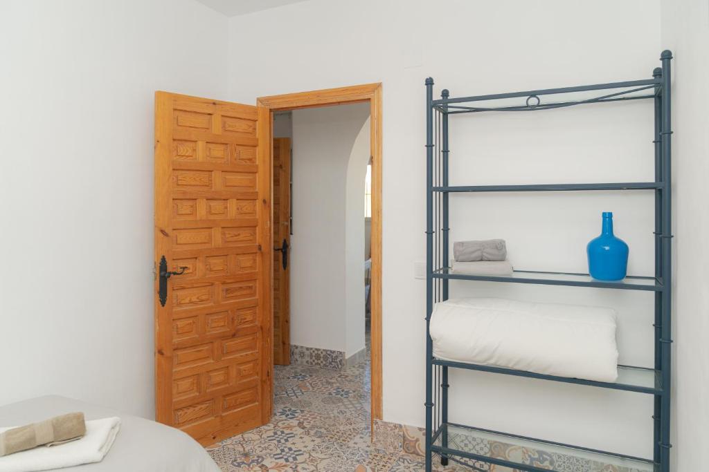 Postel nebo postele na pokoji v ubytování Alojamiento Rural junto a Vía Verde Olvera