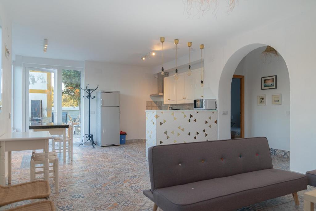 Kuchyň nebo kuchyňský kout v ubytování Alojamiento Rural junto a Vía Verde Olvera