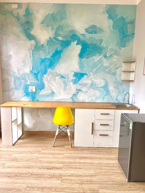 Una cocina o cocineta en Nấm Home