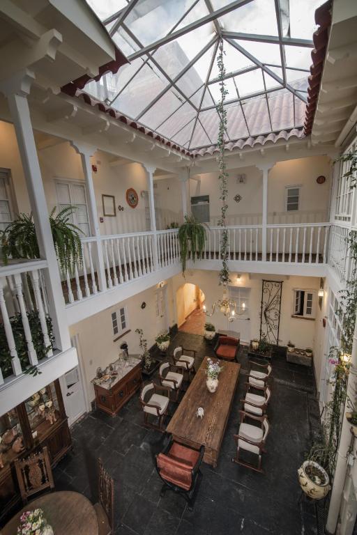Posezení v ubytování Casa Cavassa Centro Histórico Cusco