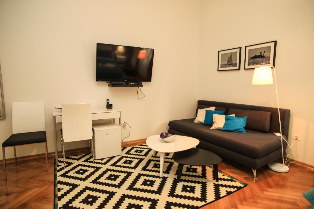 Posezení v ubytování Contarini Luxury Rooms