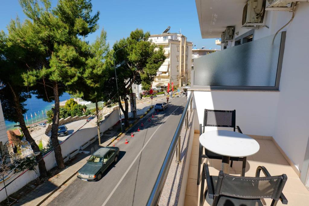 Balkón nebo terasa v ubytování Hotel Argjiro