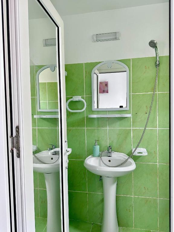 Koupelna v ubytování Casa Tin Ultracentral Costinesti