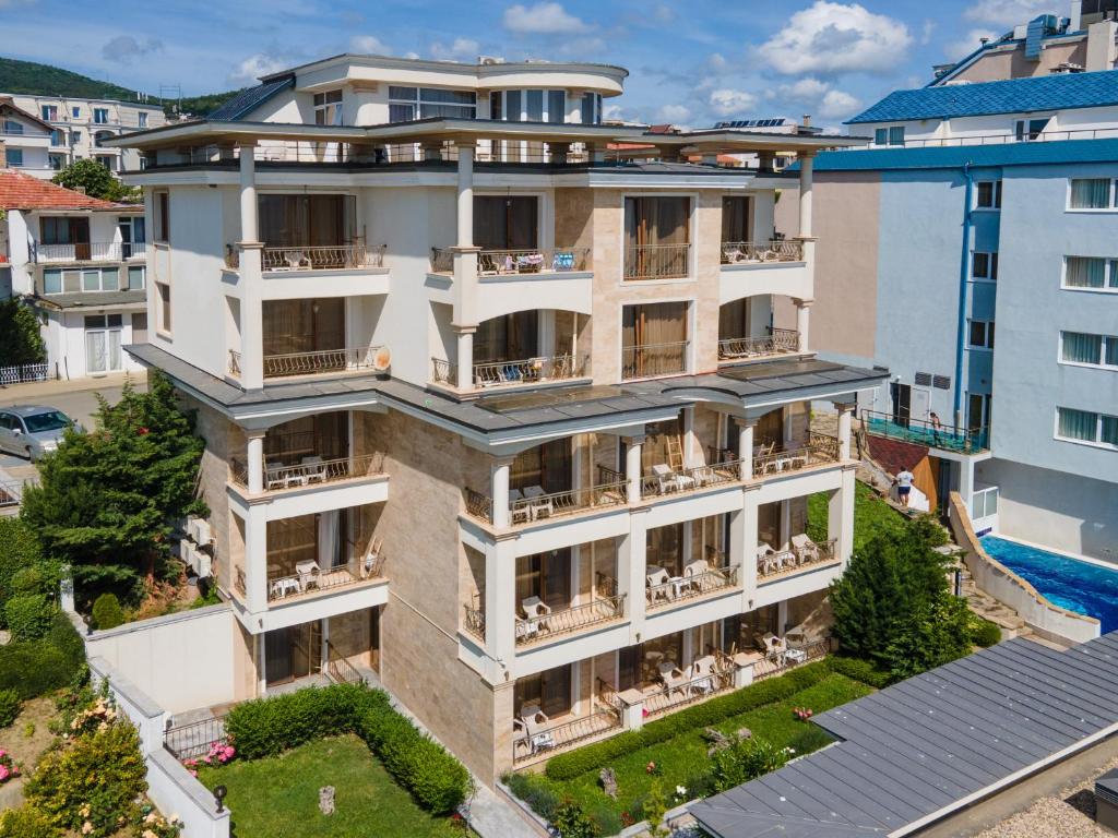 an aerial view of a building at Paraiso Theopolis - All Inclusive in Obzor