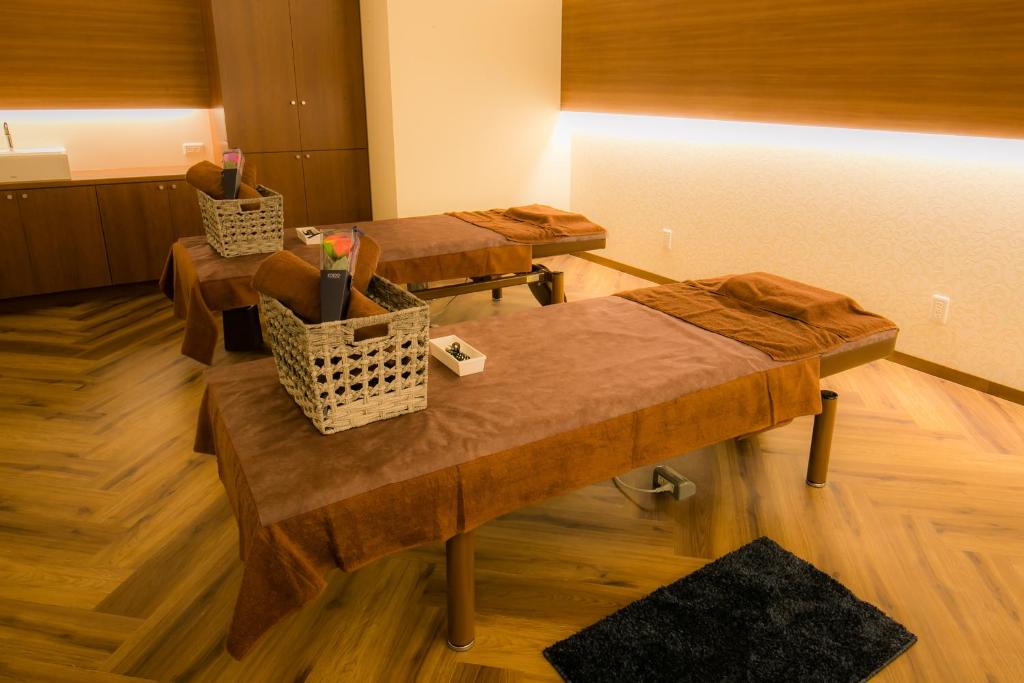 Lázně a/nebo wellness v ubytování Spa & Hotel Suishun Matsuiyamate