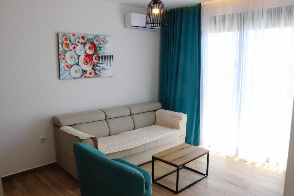 Posezení v ubytování Eagles Apartments & Suites