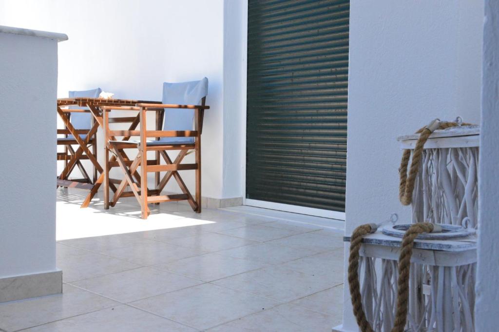 Balkón nebo terasa v ubytování Cute Studio in Milos