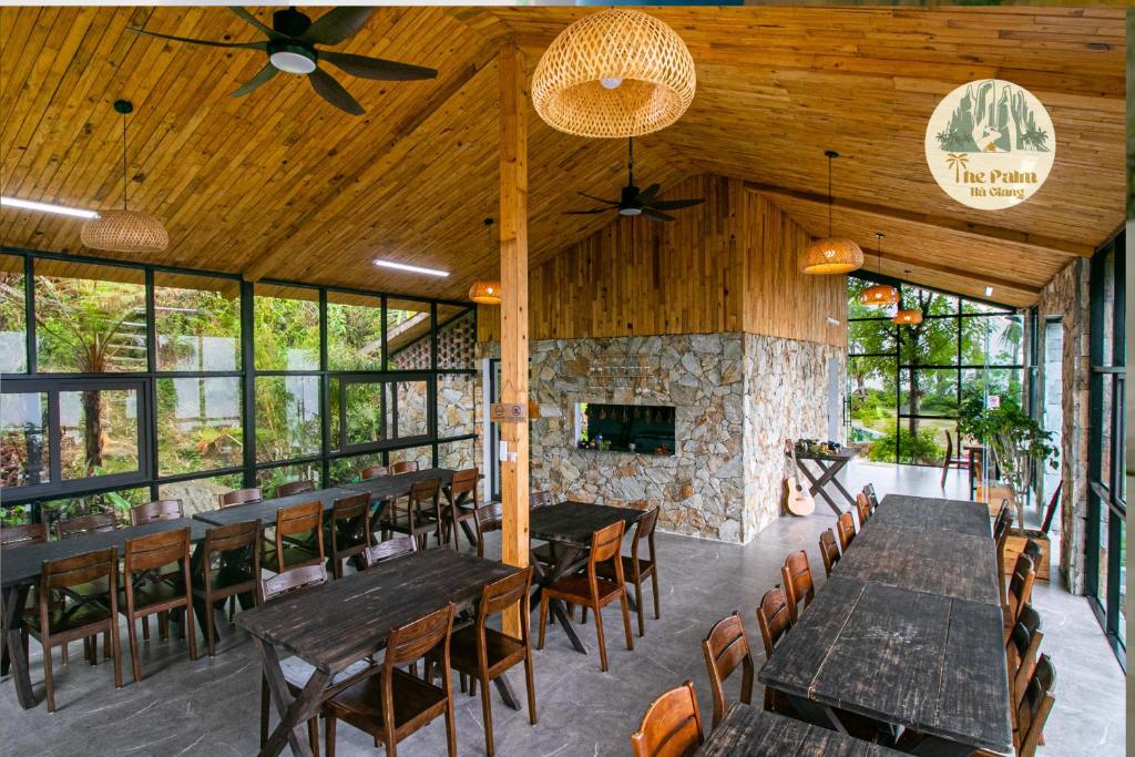 Restaurace v ubytování TVpalm Ecolodge