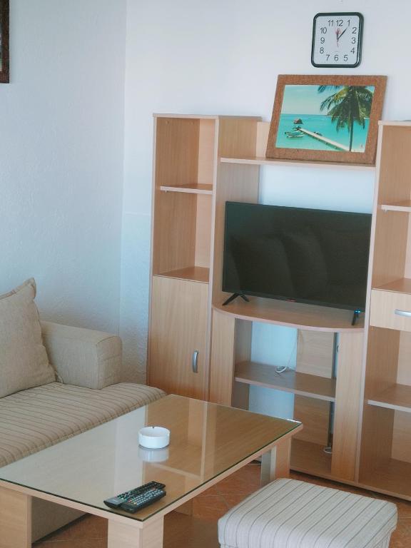 TV a/nebo společenská místnost v ubytování Apartmani LJUBICA